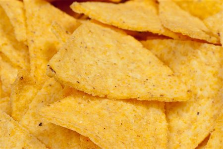 simsearch:400-07994495,k - Food background, close-up take of crunchy tortilla chips Stock Photo - Budget Royalty-Free & Subscription, Code: 400-04796089