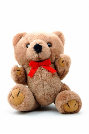 estufa - toy teddy bear isolated on white background Stock Photo - Budget Royalty-Free & Subscription, Code: 400-04796221