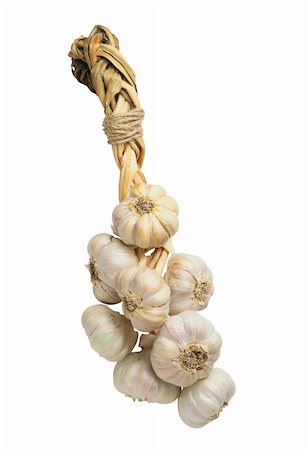 simsearch:400-05190028,k - Garlic isolated on white background Foto de stock - Super Valor sin royalties y Suscripción, Código: 400-04796328