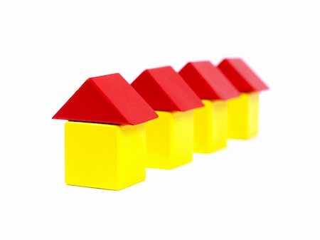 play the triangle - A toy house made from building blocks Stock Photo - Budget Royalty-Free & Subscription, Code: 400-04796395