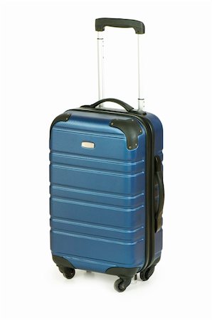 simsearch:400-04520169,k - Blue case isolated on the white background Photographie de stock - Aubaine LD & Abonnement, Code: 400-04796694