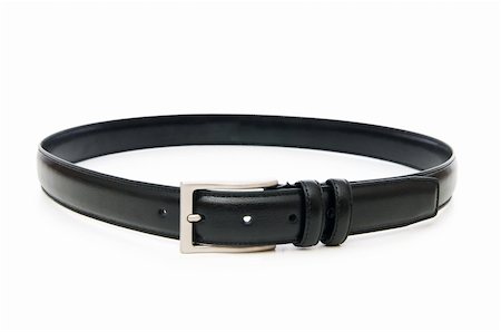 Leather belt isolated on the white background Photographie de stock - Aubaine LD & Abonnement, Code: 400-04796761