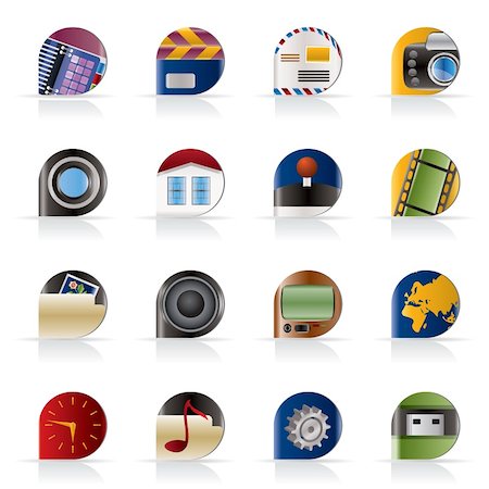 simsearch:400-04289956,k - Internet, Computer and mobile phone icons - Vector icon set Stock Photo - Budget Royalty-Free & Subscription, Code: 400-04797541