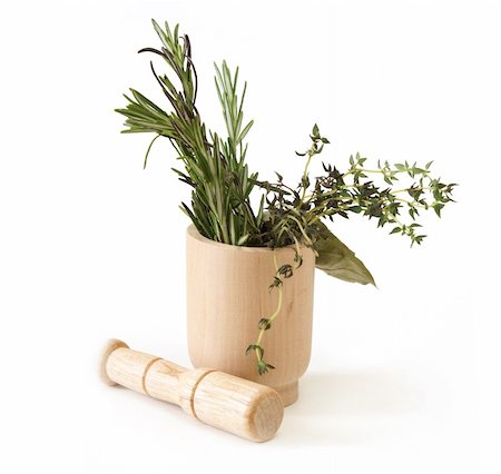 simsearch:400-04348087,k - Preparing herbs in a mortar and pestle. Stock Photo - Budget Royalty-Free & Subscription, Code: 400-04798194