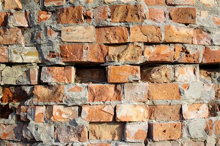 simsearch:400-04398534,k - fragment of the old cracked wall brickwork Foto de stock - Super Valor sin royalties y Suscripción, Código: 400-04798411