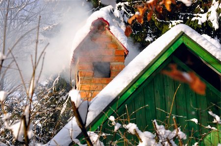 shantishanti (artist) - winter, idyllic photograph Fotografie stock - Microstock e Abbonamento, Codice: 400-04798426