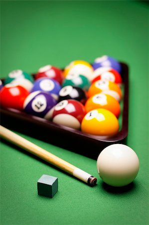 fikmik (artist) - Billiard, pool game concept. Balls on tabe! Foto de stock - Royalty-Free Super Valor e Assinatura, Número: 400-04798664
