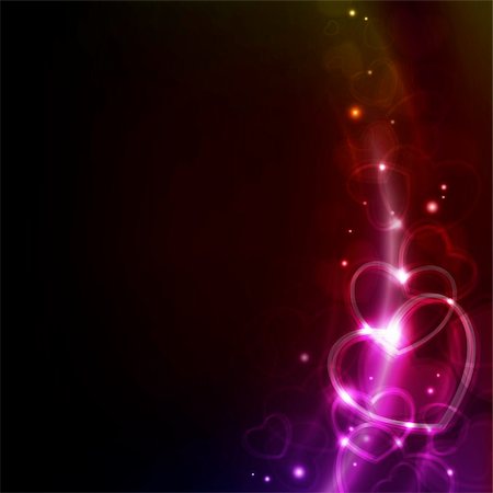 abstract valentin`s day background with hearts Stock Photo - Budget Royalty-Free & Subscription, Code: 400-04798930