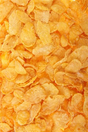 simsearch:400-04866989,k - Close-up of corn flakes healthy diet breakfast background Stockbilder - Microstock & Abonnement, Bildnummer: 400-04790277