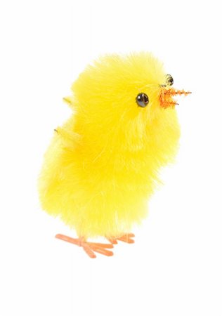 simsearch:400-04096713,k - yellow chick photo on the white background Photographie de stock - Aubaine LD & Abonnement, Code: 400-04790324