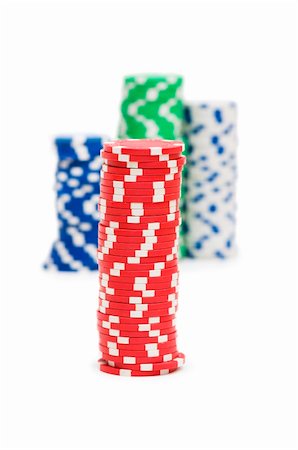 simsearch:400-04736708,k - Stack of chips isolated on the white background Stockbilder - Microstock & Abonnement, Bildnummer: 400-04790390