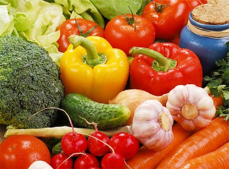 simsearch:400-08495123,k - Composition with fresh vegetables Stock Photo - Budget Royalty-Free & Subscription, Code: 400-04790499