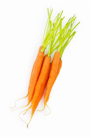 simsearch:400-04243170,k - Fresh carrots isolated on the white Stock Photo - Budget Royalty-Free & Subscription, Code: 400-04790928