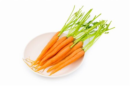 simsearch:400-04243170,k - Fresh carrots isolated on the white Stock Photo - Budget Royalty-Free & Subscription, Code: 400-04790930