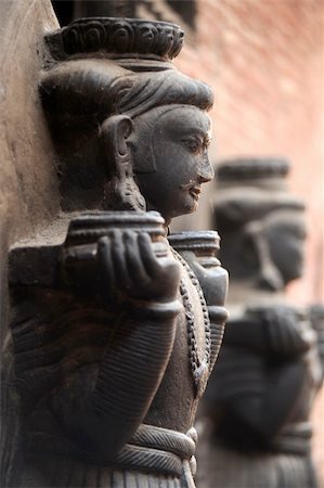 Landmark of historical sculptures of buddha in Kathmandu Nepal Stock Photo - Budget Royalty-Free & Subscription, Code: 400-04791033