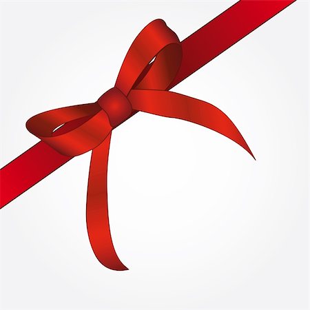 postcard shop - Red ribbon for a festive gift. Vector illustration. Vector art in Adobe illustrator EPS format, compressed in a zip file. The different graphics are all on separate layers so they can easily be moved or edited individually. The document can be scaled to any size without loss of quality. Photographie de stock - Aubaine LD & Abonnement, Code: 400-04791137