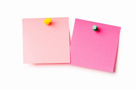 post its lots - Reminder notes isolated on the white background Stock Photo - Budget Royalty-Free & Subscription, Code: 400-04791392