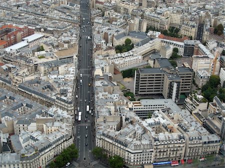 rennes - aerial view in Paris, rue de Rennes Fotografie stock - Microstock e Abbonamento, Codice: 400-04791910