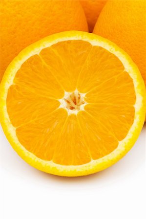 simsearch:400-04243170,k - Group of oranges isolated on the white Stock Photo - Budget Royalty-Free & Subscription, Code: 400-04792710