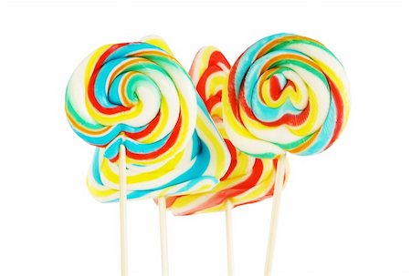 red circle lollipop - Colourful lollipop isolated on the white background Stock Photo - Budget Royalty-Free & Subscription, Code: 400-04792914