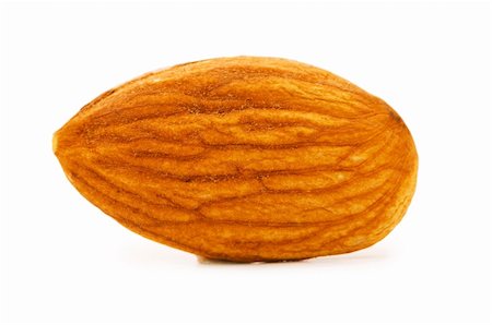 simsearch:400-07210943,k - Fresh almond isolated on the white background Stock Photo - Budget Royalty-Free & Subscription, Code: 400-04792934