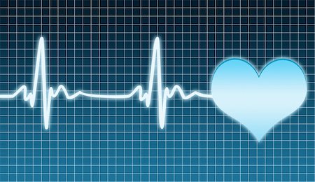 ruslan5838 (artist) - Illustration of cardiogram of fighting heart of man Stock Photo - Budget Royalty-Free & Subscription, Code: 400-04793306