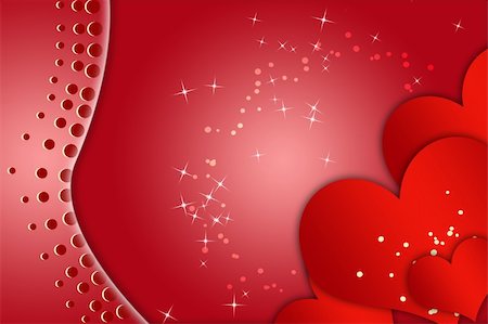 ruslan5838 (artist) - Illustration of background to the day of Sainted Valentine from hearts Stock Photo - Budget Royalty-Free & Subscription, Code: 400-04793321