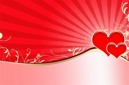ruslan5838 (artist) - Illustration of background to the day of Sainted Valentine from hearts Stock Photo - Budget Royalty-Free & Subscription, Code: 400-04793335