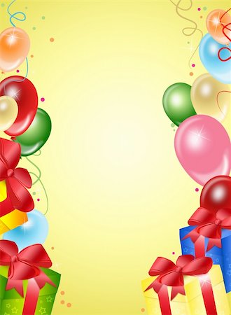 ruslan5838 (artist) - Illustration of festive background from balloons Stock Photo - Budget Royalty-Free & Subscription, Code: 400-04793337