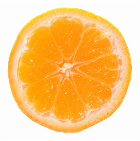 simsearch:400-04433511,k - Halved juicy tangerine isolated on white background Stock Photo - Budget Royalty-Free & Subscription, Code: 400-04793387