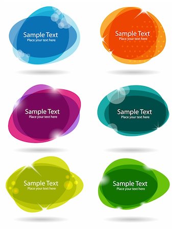 simsearch:400-04378593,k - Set of colorful abstract vector bubbles Photographie de stock - Aubaine LD & Abonnement, Code: 400-04793481