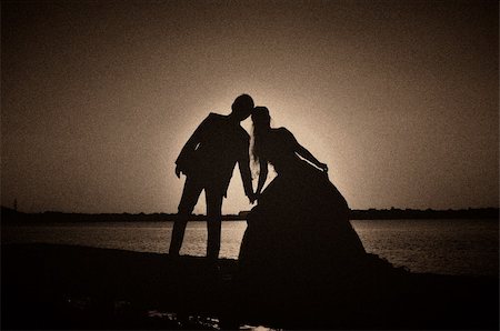 silver lake - two lovers holding hands Stock Photo - Budget Royalty-Free & Subscription, Code: 400-04793928