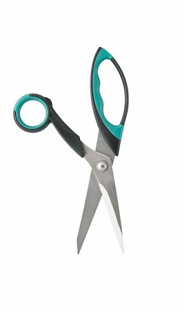 simsearch:400-08404327,k - Professional scissors close up. Isolated on white background. Foto de stock - Royalty-Free Super Valor e Assinatura, Número: 400-04804524