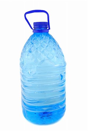 ergonom (artist) - Bottle with water and the handle on a throat on a white background Foto de stock - Royalty-Free Super Valor e Assinatura, Número: 400-04804818