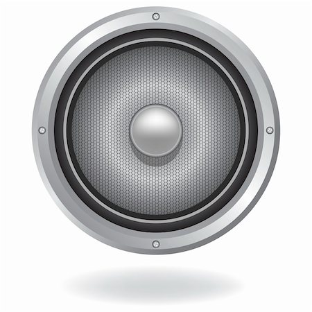 Audio speaker icon, vector illustration. Element for design. Stock Photo - Budget Royalty-Free & Subscription, Code: 400-04805502