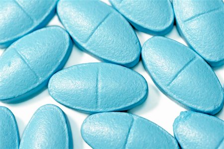 Blue pills background Stock Photo - Budget Royalty-Free & Subscription, Code: 400-04805572