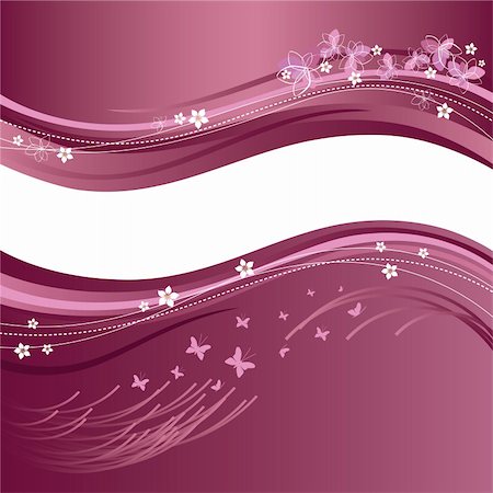 simsearch:400-05702993,k - Beautiful pink & white floral banners. This image is a vector illustration. Stock Photo - Budget Royalty-Free & Subscription, Code: 400-04805977