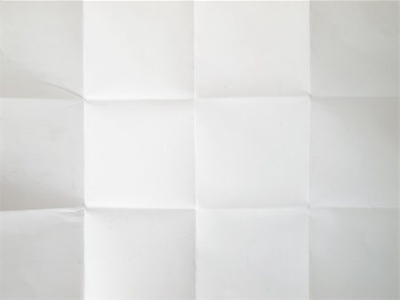 sheet of paper wrinkled - Full page of White paper folded and wrinkled for background Stock Photo - Budget Royalty-Free & Subscription, Code: 400-04806173