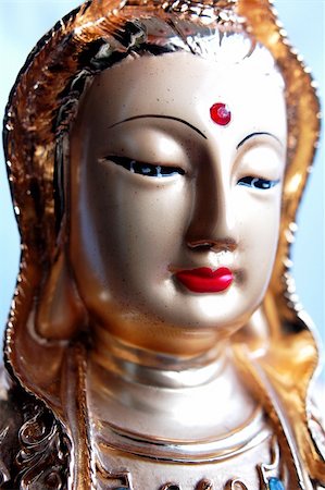 simsearch:400-06068677,k - Closeup view of a golden buddha statue Stock Photo - Budget Royalty-Free & Subscription, Code: 400-04806230