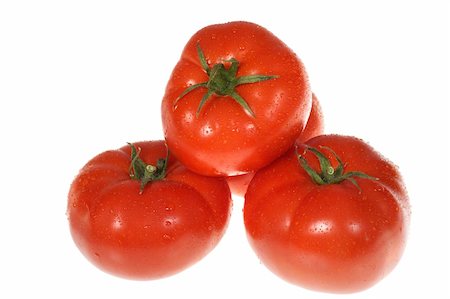 simsearch:400-07288793,k - red tomatos photo on the white background Photographie de stock - Aubaine LD & Abonnement, Code: 400-04806611