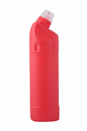 simsearch:400-04324983,k - red bottle, cleaning product on white background Stock Photo - Budget Royalty-Free & Subscription, Code: 400-04806763