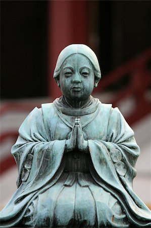 simsearch:400-05304973,k - God Statue - Zojoji Shrine,Tokyo, Japan Foto de stock - Royalty-Free Super Valor e Assinatura, Número: 400-04806789