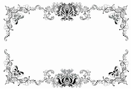 filigree graphics - ornament Stock Photo - Budget Royalty-Free & Subscription, Code: 400-04807333