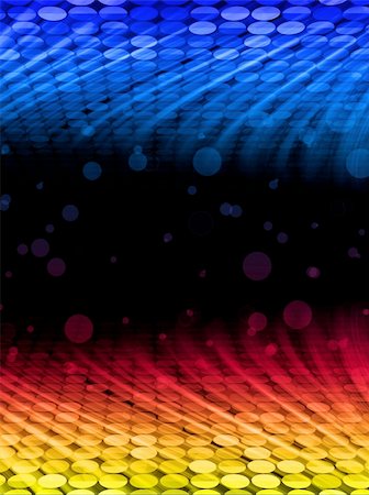 simsearch:400-04289267,k - Vector - Disco Abstract Colorful Waves on Black Background Foto de stock - Super Valor sin royalties y Suscripción, Código: 400-04807976