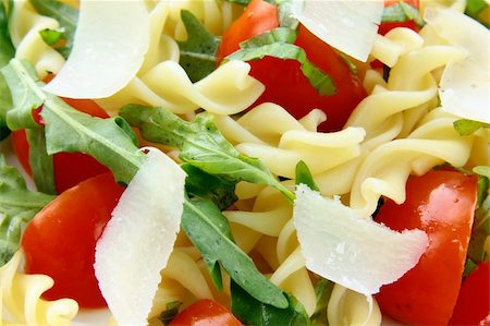 simsearch:400-06798929,k - pasta salad with tomatoes and arugula in the Italian style Stock Photo - Budget Royalty-Free & Subscription, Code: 400-04808571