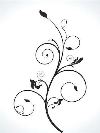 simsearch:400-04790291,k - abstract floral ornamental design vector illustration Photographie de stock - Aubaine LD & Abonnement, Code: 400-04809418