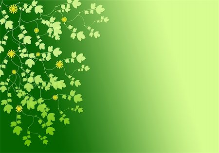 ruslan5838 (artist) - Illustration of abstract green background from plants Stock Photo - Budget Royalty-Free & Subscription, Code: 400-04809493