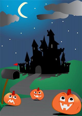 Halloween Background Stock Photo - Budget Royalty-Free & Subscription, Code: 400-04809622