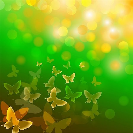 simsearch:400-05260365,k - Abstract colourful background with butterflies. A vector. Stock Photo - Budget Royalty-Free & Subscription, Code: 400-04800294