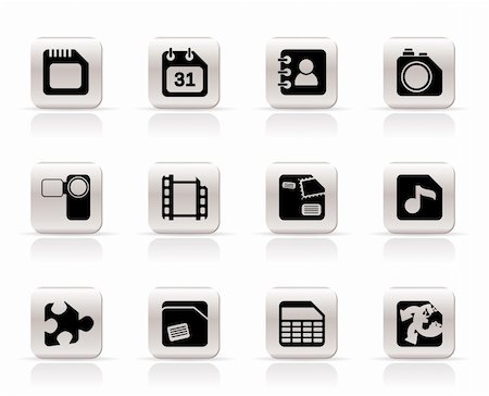 simsearch:400-04289956,k - Mobile Phone, Computer and Internet Icons - Vector Icon Set Stock Photo - Budget Royalty-Free & Subscription, Code: 400-04800442